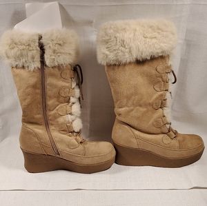 CanyonRiver Blue Montana Boots 8.5M Tan Suede NWOB